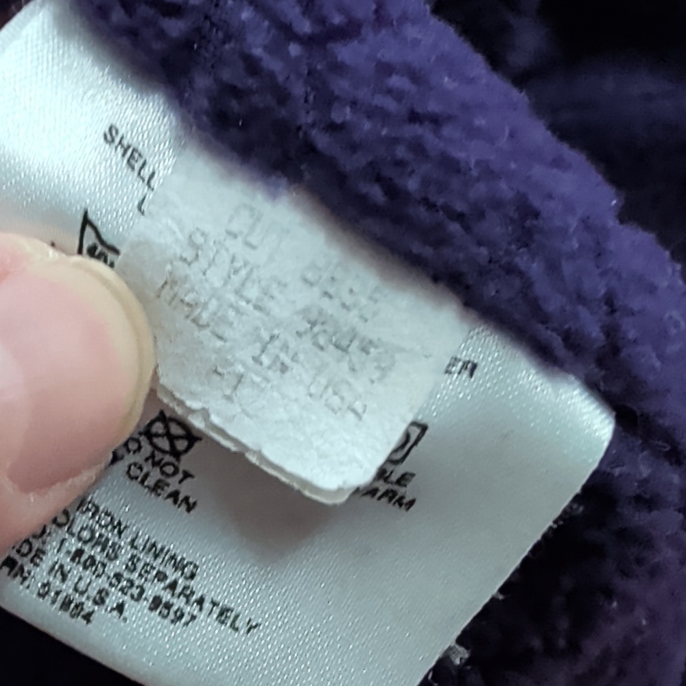 Patagonia Vintage Purple Long Lined Jacket - Picture 7 of 9